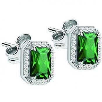 Morellato Pendientes de botón Mujer plata Plata fina 925 - SAIW57