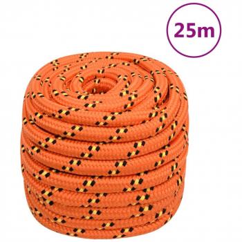 Cuerda de barco polipropileno naranja 20 mm 25 m
