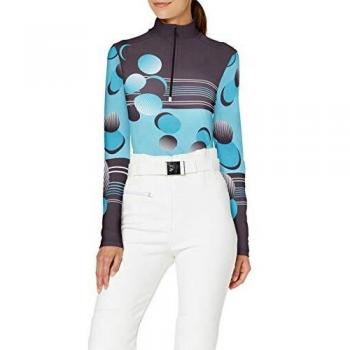 CMP 39l2106 - Camiseta de esquí para Mujer, Mujer, Color Turchese-Antracite-Curacao, tamaño 36