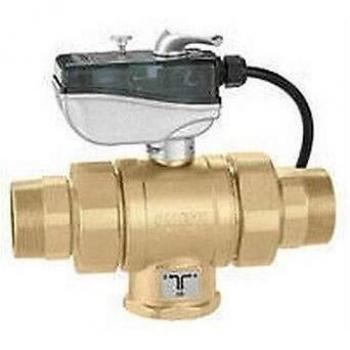 Válvula de Bola Motorizada de Tres Vías Caleffi 638L 24V 1 1/4