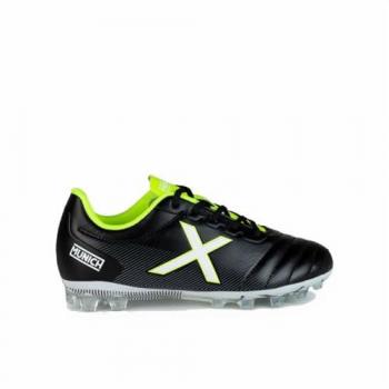 Zapatillas de fútbol Munich Arenga Kid 306 Infantil Negro, características: diseño para césped artificial, talla 38 EU, estilo casual