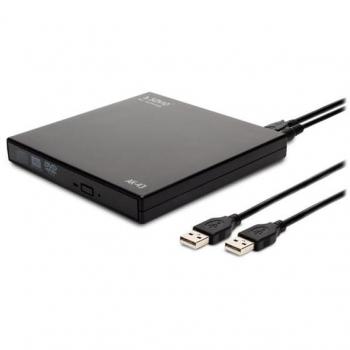 Savio AK-43 Optical Disc External Slim Drive DVD±R/RW CD±R/W Black