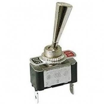 Interruptor de Palanca Tipo Cono 2 Posiciones - 10A - 500W - Listo para Instalar