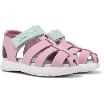 CAMPER Oruga - Sandals for First walkers - Pink, size 26, Smooth leather/Cotton fabric; CAMPER Oruga - Sandals for First walkers - Pink, size 8.5, Smooth leather/Cotton fabric