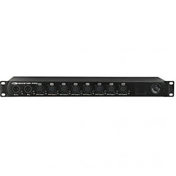 Showtec Booster Pro - Amplificador de 2 a 8 DMX/RDM, XLR de 5 pines