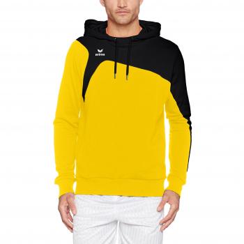 Erima Club 1900 2.0 con capucha para hombre, todo el año, hombre, color amarillo/negro, tamaño small