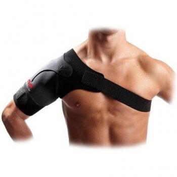 McDavid 463 Light Shoulder Support - Protector de hombro, talla L, color negro