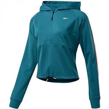 Reebok Wor Quarter Zip Sudadera, Mujer, seatea, 2XS