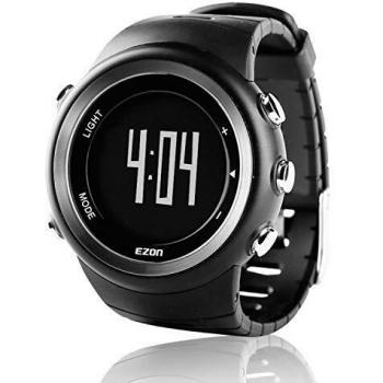 EZON T023 Relojes deportivos digitales de los hombres Reloj de pulsera al aire libre con alarma Contador de calorías del podómetro de la alarma