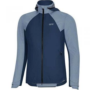 GORE WEAR C5 Chaqueta de Mujer para Ciclismo con Capucha GORE-TEX INFINIUM, 40, Azul oscuro