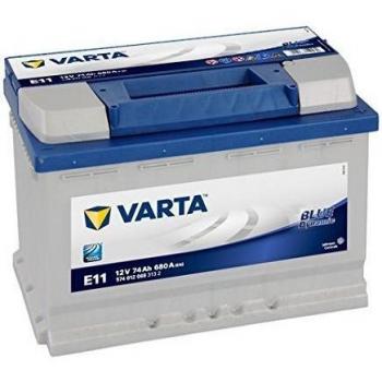 VARTA E11 Blue Dynamic Batería de coche, 574 012 068 3132, 74Ah, 680A