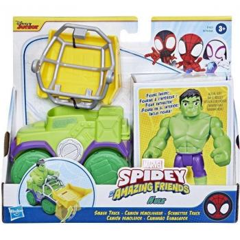 Hasbro Marvel Spidey and His Amazing Friends Hulk Smash Tank Playset with Hulk Action Figure