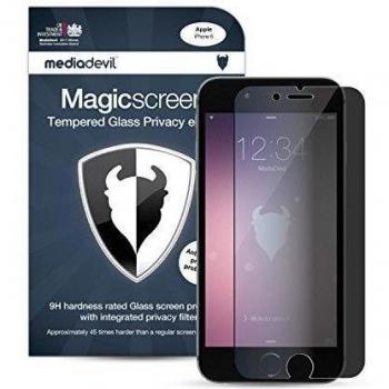 MediaDevil Privacy Glass Screen Protector for iPhone 6 Only - Tempered Glass Security Filter
