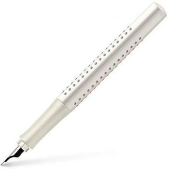 Pluma Estilográfica Faber-Castell Grip 2010 Harmony, Crema, Punta Fina
