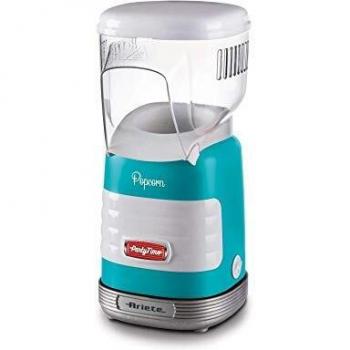 ARIETE Popcorn Máquina de Palomitas, 1100 W, Azul Blanco