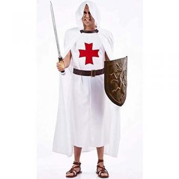 Disfraz de Templario Blanco para hombre