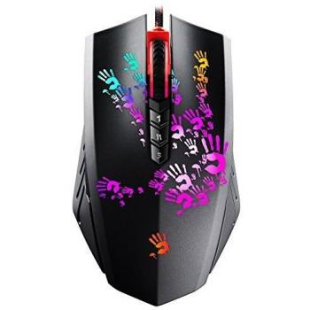 Ratón óptico USB A4TECH BLOODY A60 Blazing 4000DPI con 8 botones y tecnología V-Track