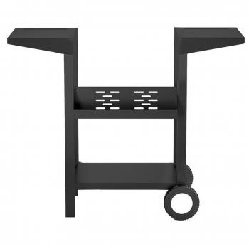 Vitrokitchen PGT225N Carro Plancha de Gas con 2 Quemadores
