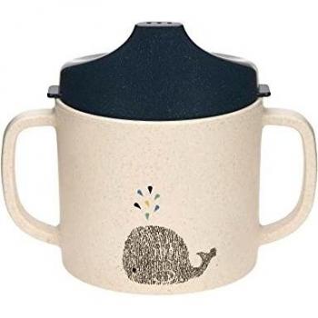 Taza de Aprendizaje Little Water Whale con Asa y Tapa 150 ml