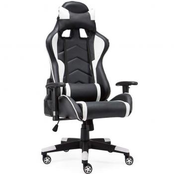Wahson Silla Gaming,Silla Gamer Ergonómica, Apoyabrazos Ajustables en 2 Direcciones para Jugador de PC. Silla de Escritorio