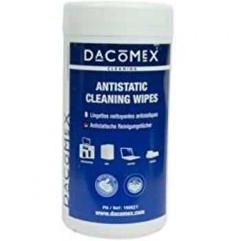 Caja de 100 toallitas limpiadoras antistáticas Dacomex