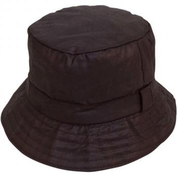 Adultos cera Bush Bucket Hat, color negro, talla 57 cm