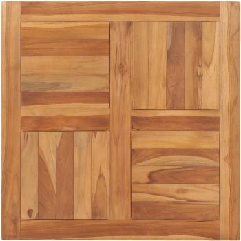 Solid Teak Wood Table Top 70x70 cm (27.6x27.6)
