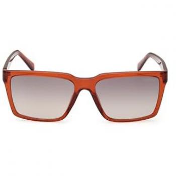 Guess GU00084 Dark Brown Sunglasses with Brown Mirror Lenses - One Size