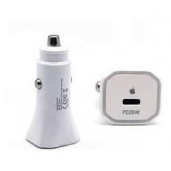 Cargador de coche original para iPhone USB C a USB C - Carga rápida y segura