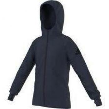 adidas YG AA ZNE FZ HD - Sudadera para niña, color azul, talla 170