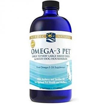 Nordic Naturals Omega 3 Pet Fish Oil Liquid for Cats and Dogs