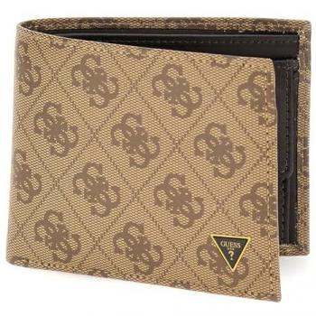 Billetera de Cuero Grande para Hombre Guess Vezzola SMVELE LEA20 Marrón