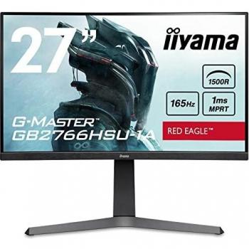 Iiyama G-Master GB2766HSU-B1 27 Curved Full HD VA Gaming Monitor with Height Adjustment and 165Hz Refresh Rate - Black