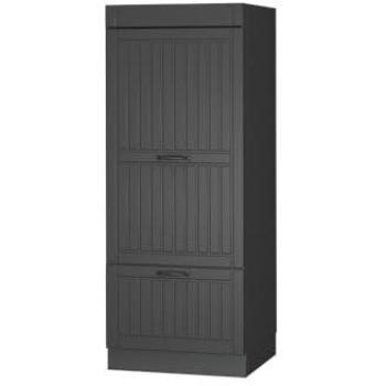 Armario para microondas Fame-Line gris oscuro 60 cm Vicco