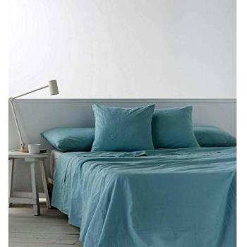 NATURALS Encimera de Lino Verde Cama 105 cm