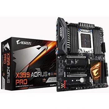GIGABYTE X399 AORUS Pro (AMD Ryzen Ripper TR4/ATX /3X M.2/Frontal USB 3.1 Tipo C/Intel LAN/ALC1220/ Placa Madre)