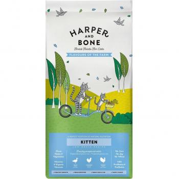 Harper & Bone Kitten Farm Flavours Duck, Chicken & Turkey Dry Cat Food 2kg