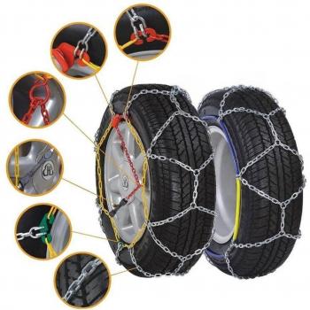 Cadenas de Nieve para Auto Grupo 225 Neumáticos Fácil Montaje Homologadas