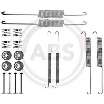 Juego de accesorios zapatas de freno A.B.S. 0758Q para OPEL Frontera A Sport SUV Cabriolet, Campo e ISUZU Faster/Campo