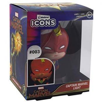 Paladone Lámpara Capitán Marvel, Multicolor