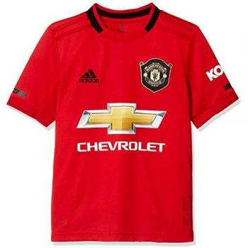 adidas MUFC H JSY Y T-Shirt, Niños, Real Red, 910Y