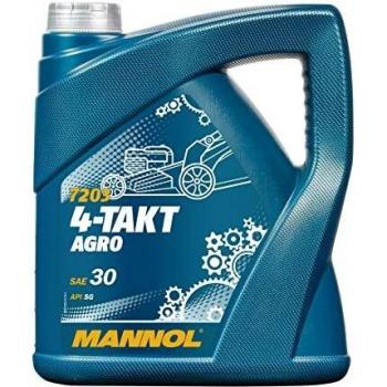 Aceite MANNOL 4T Agro SAE 30 API SG 4 litros