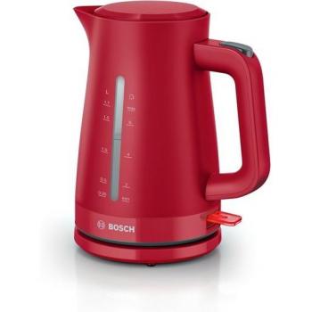 Hervidor de agua BOSCH TWK3M124 Rojo Plástico 2400 W 1,7 L
