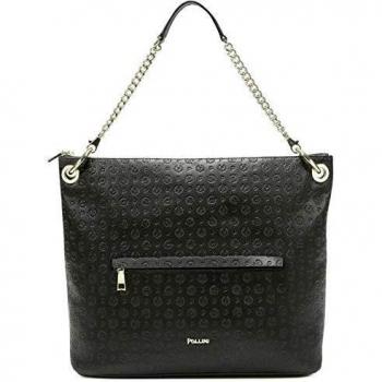 Pollini - Bolso al Hombro para Mujer Negro Negro Taglia Unica Negro Size: Talla única