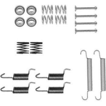Juego de accesorios para zapatas de freno de estacionamiento HELLA 8DZ 355 202-141 para Hyundai Getz, I20, Sonata y Kia Magentis, Soul