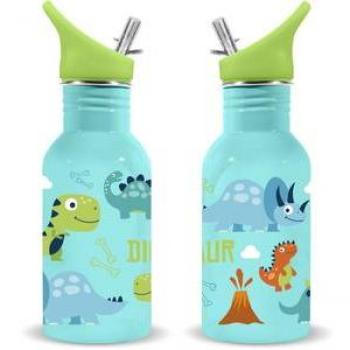 Cantimplora de acero inoxidable Dino Raw 500ml - Water Revolution