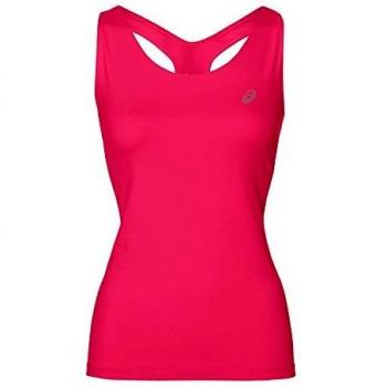 Asics Elite Tank Camiseta de Tirantes, Mujer, Rosa