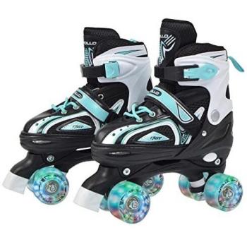 Patines Cuádruples LED Ajustables Apollo X Pro - Niños y Adolescentes - Tallas 31/34