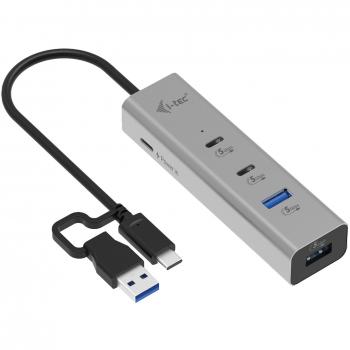 Hub de Carga Universal Metal 4 Puertos USB-C + 2 Puertos USB-A Power Delivery 85W