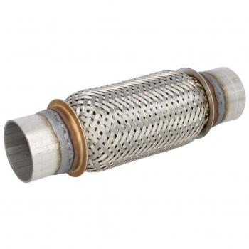 Tubo flexible de escape JMJ 45X150R, material resistente a altas temperaturas, diámetro de 45 mm, longitud de 150 mm, diseñado para sistemas de escape automotriz